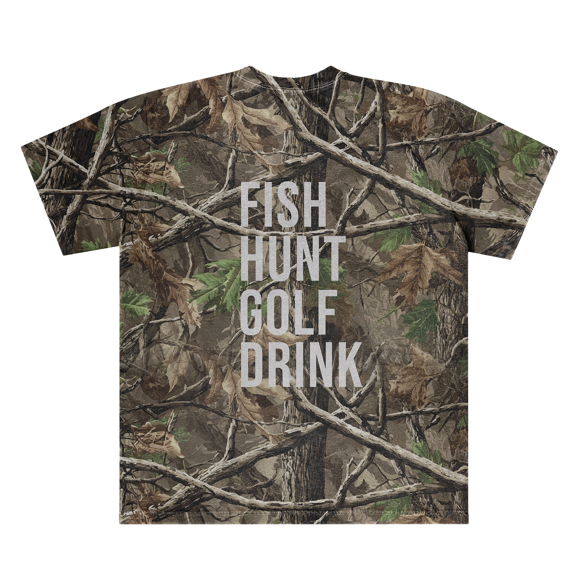 Signs Camo Tee Back
