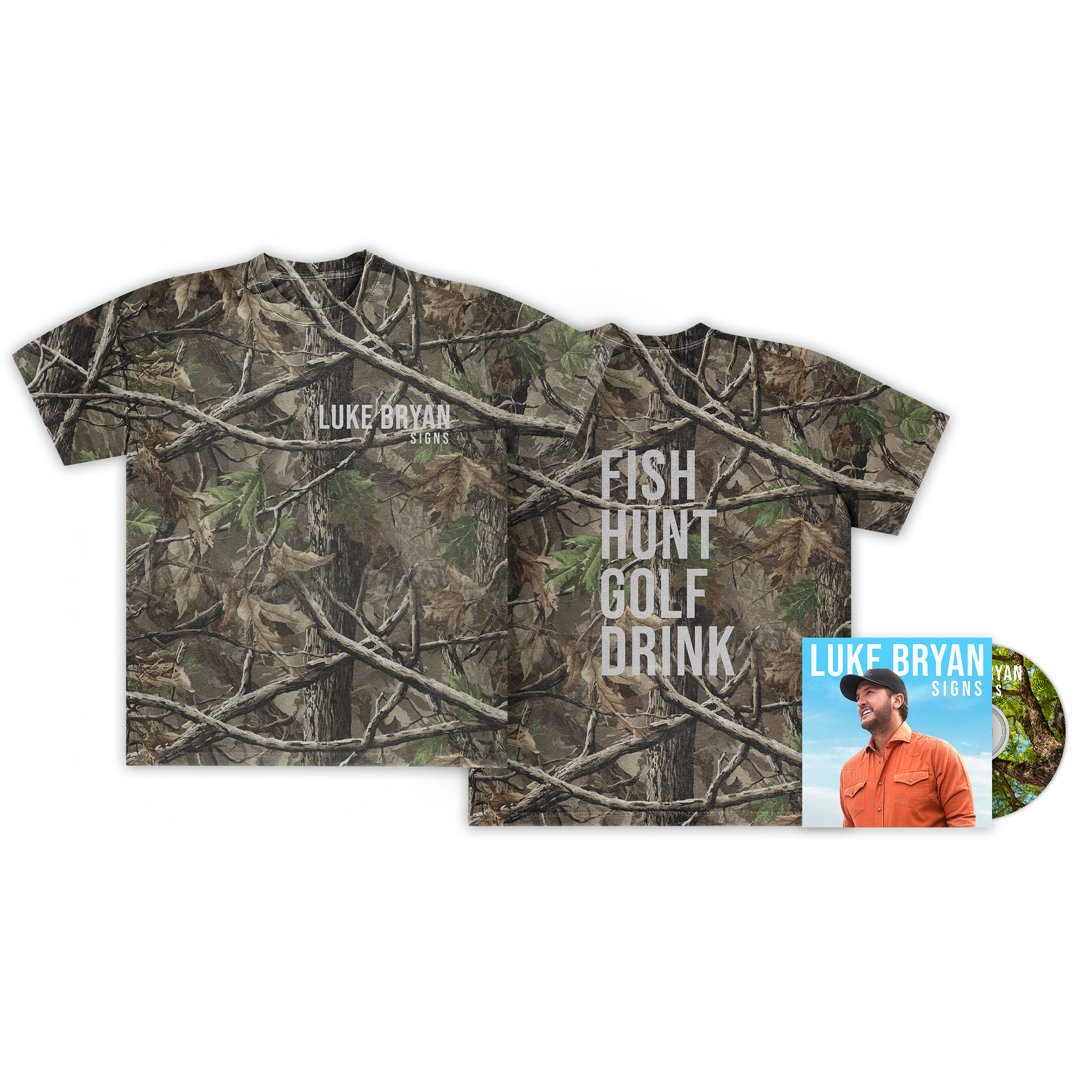 Signs CD + Signs Camo Tee Fan Pack