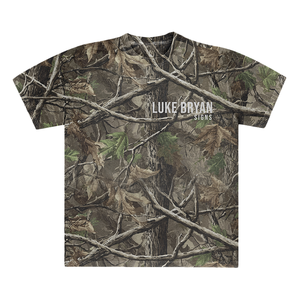 Signs Camo Tee Front