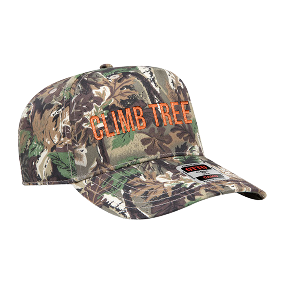 Climb Tree Camo Hat Front